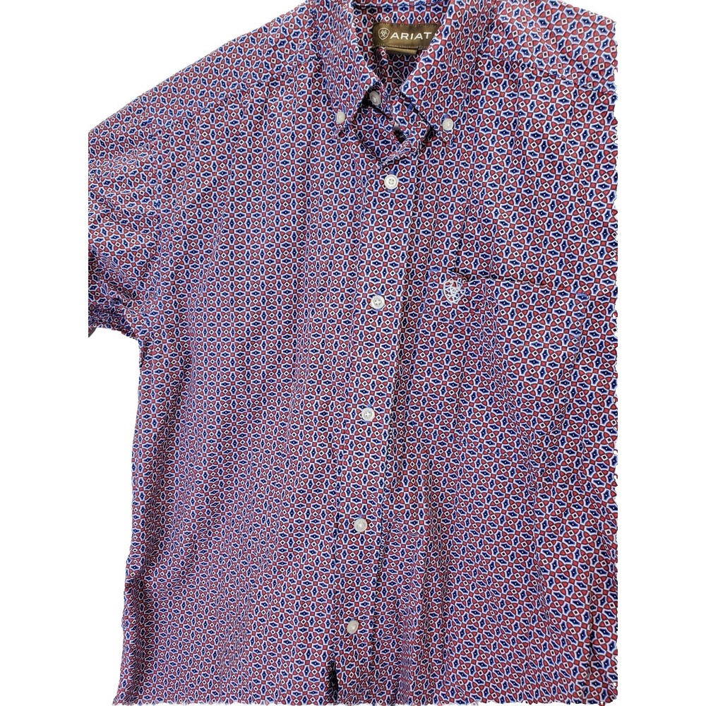 Ariat Mens Superior Classic Long Sleeve Button Down Shirt Western Rodeo 10040574